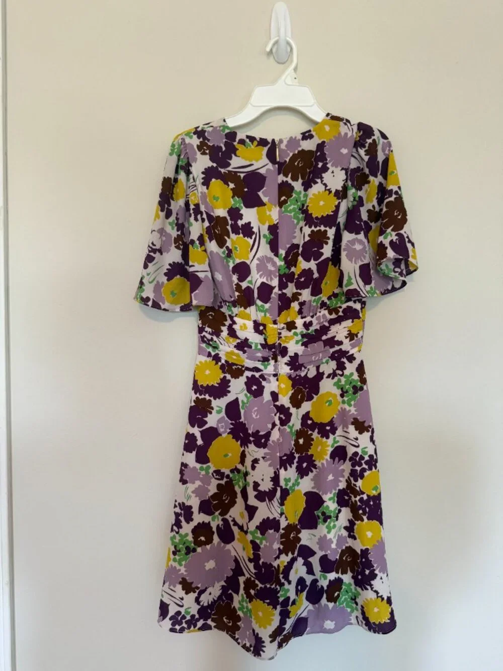 Kate Spade Purple & Yellow Floral Dress